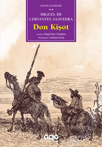 Cervantes'in Don Kişot'unun klasikleşmiş kapağı