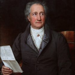 Faust Kitabının Yazarı Goethe'nin Portresi