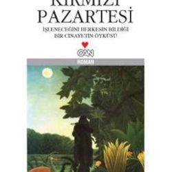 Gabriel Garcia Marquez'in Kırmızı Pazartesi Kitabının Kapağı