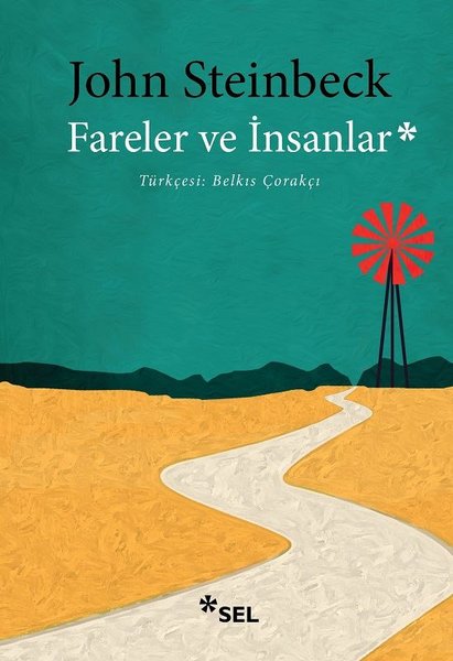 John Steinbeck'in Fareler ve İnsanlar kitabının Sel yayınlarından çıkan kapağı