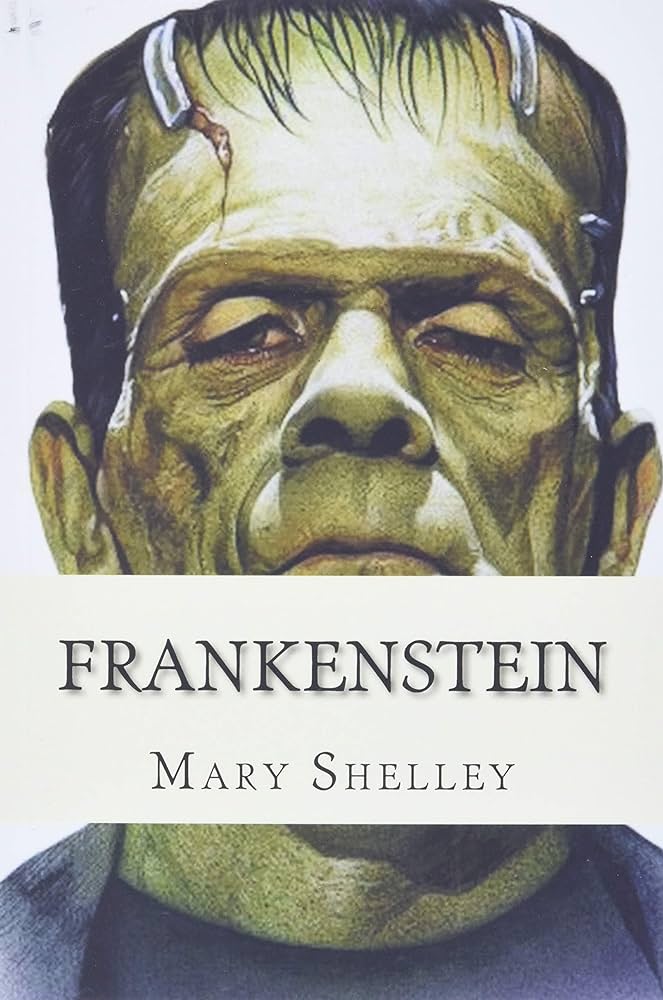 Mary Shelley'in Frankenstein kitabının klasik kapaklarından biri