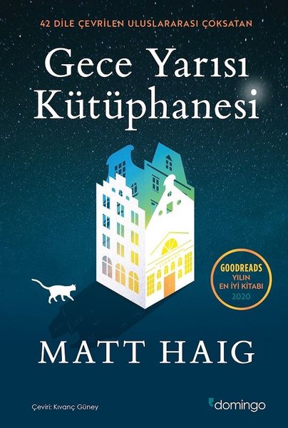 Matt Haig'in Gece Yarısı Kütüphanesi kitabının kapağı